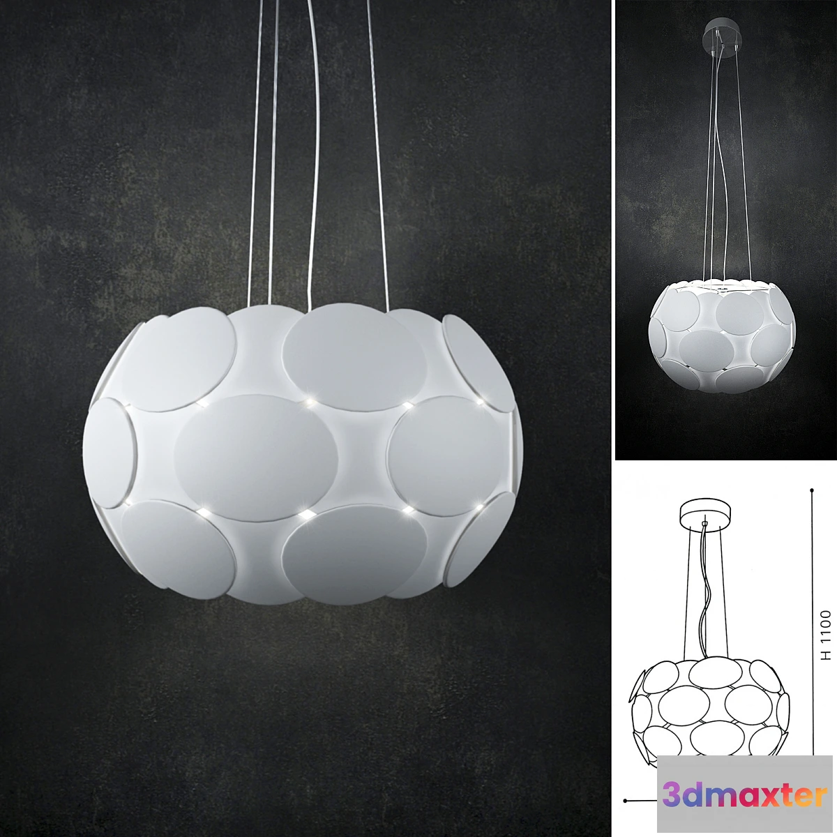 1415536 - Eglo Montorio 3D Max