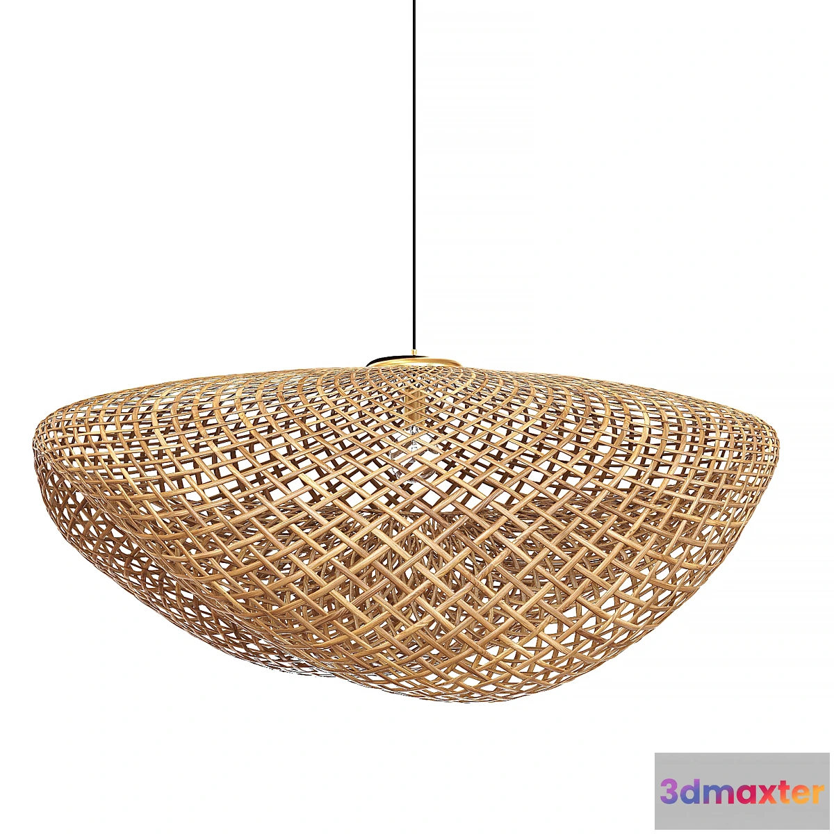 1415676 - Vertigo Bamboo Rattan Pendant Lamp 3D Max