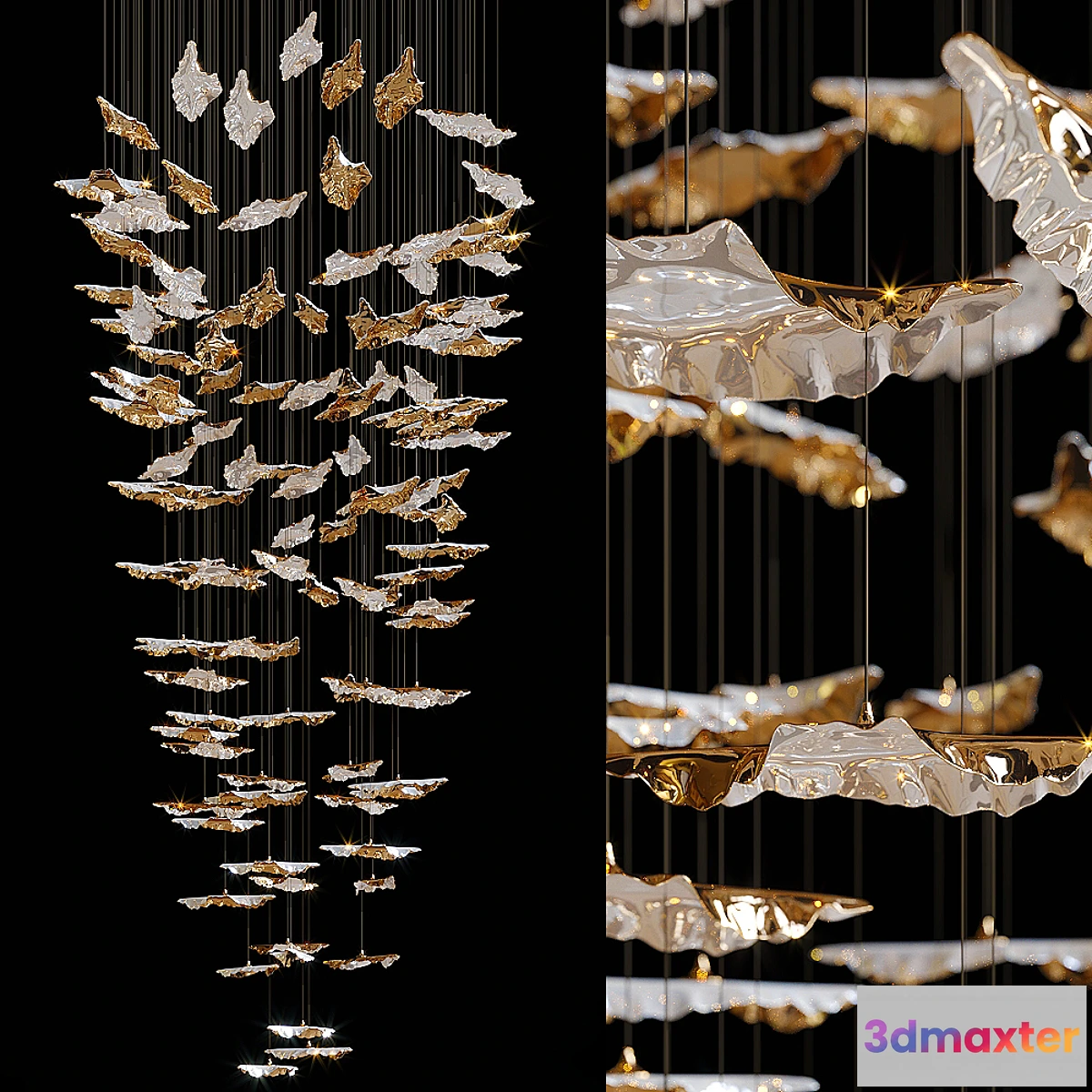 1415960 - Haberdashery Luxury Leaf Fall 3D Max