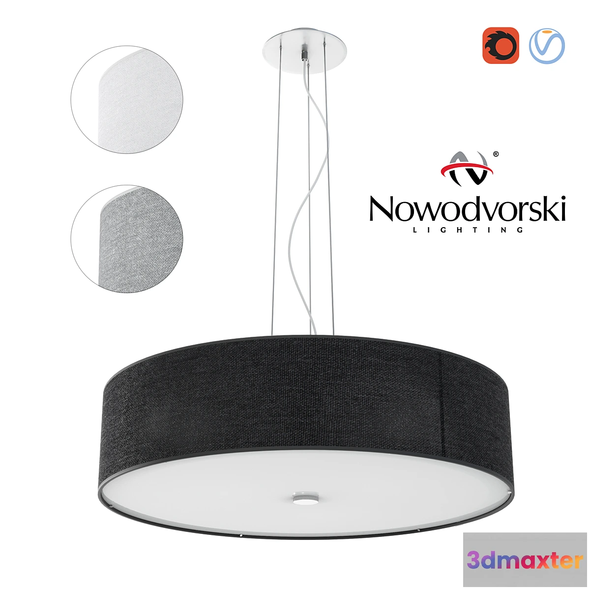 1416180 - Pendant lamp Nowodvorski Viviane 3D Max