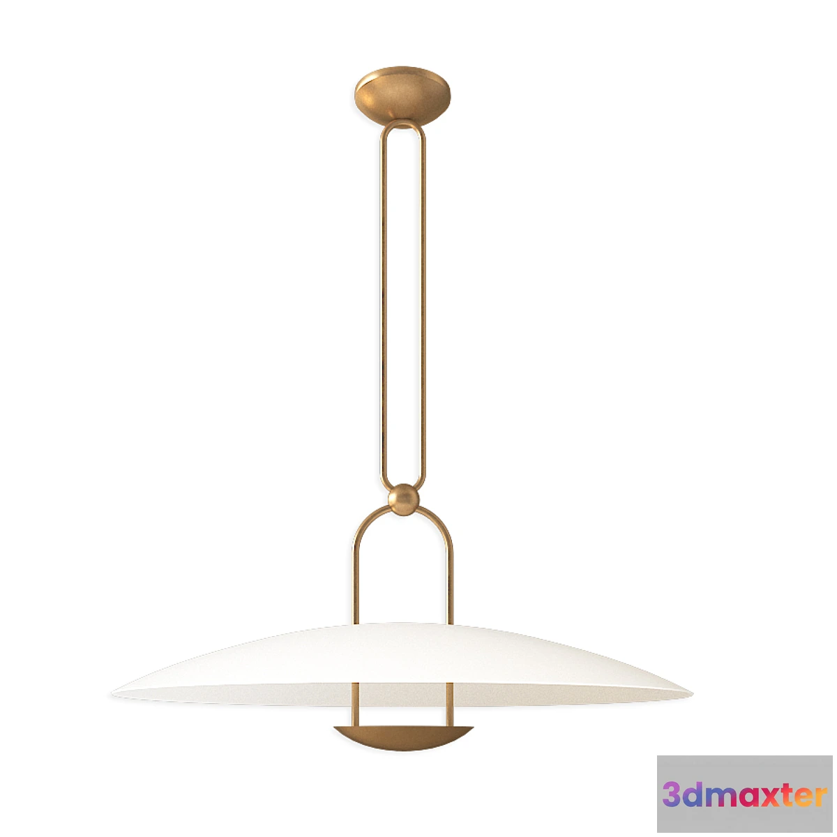 1416552 - Cara large sculpted pendant 3D Max