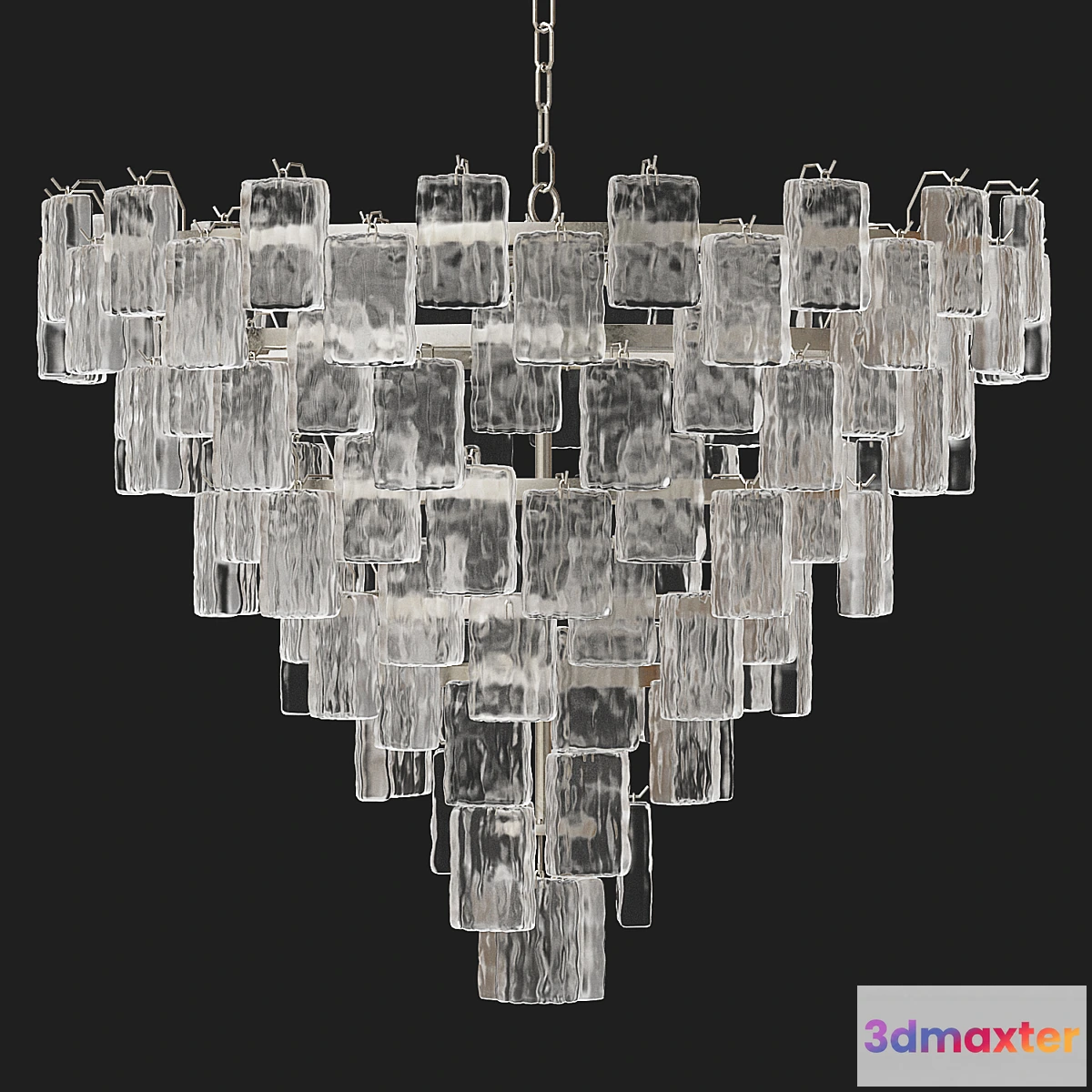 1416980 - Il Paralume Marina VENETIAN GLASS CHANDELIER 3D Max