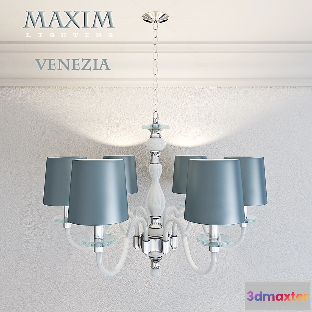 1417190 - Maxim lighting Chandelier Venezia 6-Light 3D Max