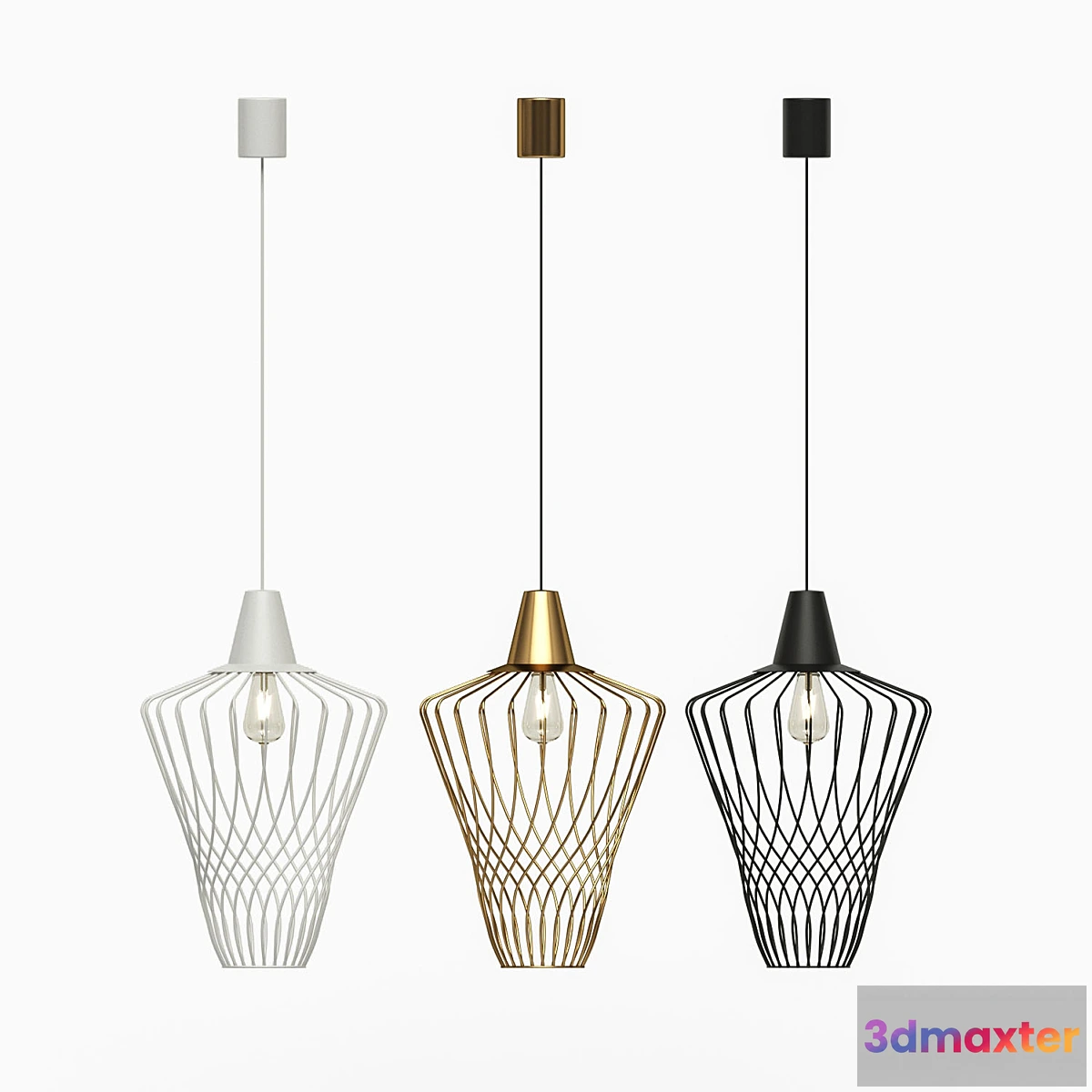 1417894 - Nowodvorski Suspended Light Wave L Series 3D Max