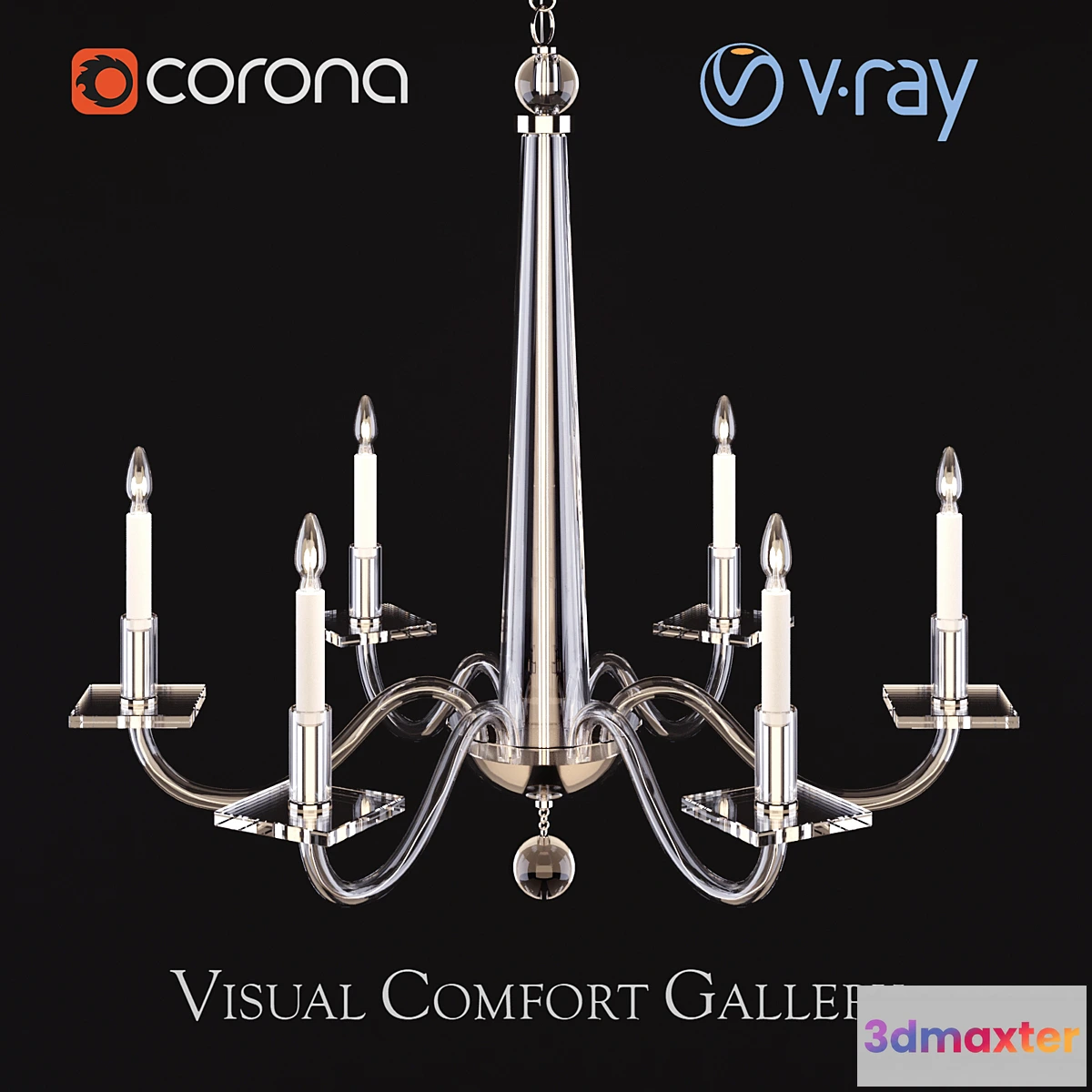 1417908 - VISUAL COMFORT GALLERY ROBINSON 3D Max