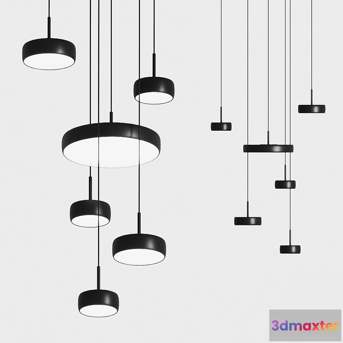 1418234 - CHORS Myco One Z Ceiling Pendant 3D Max