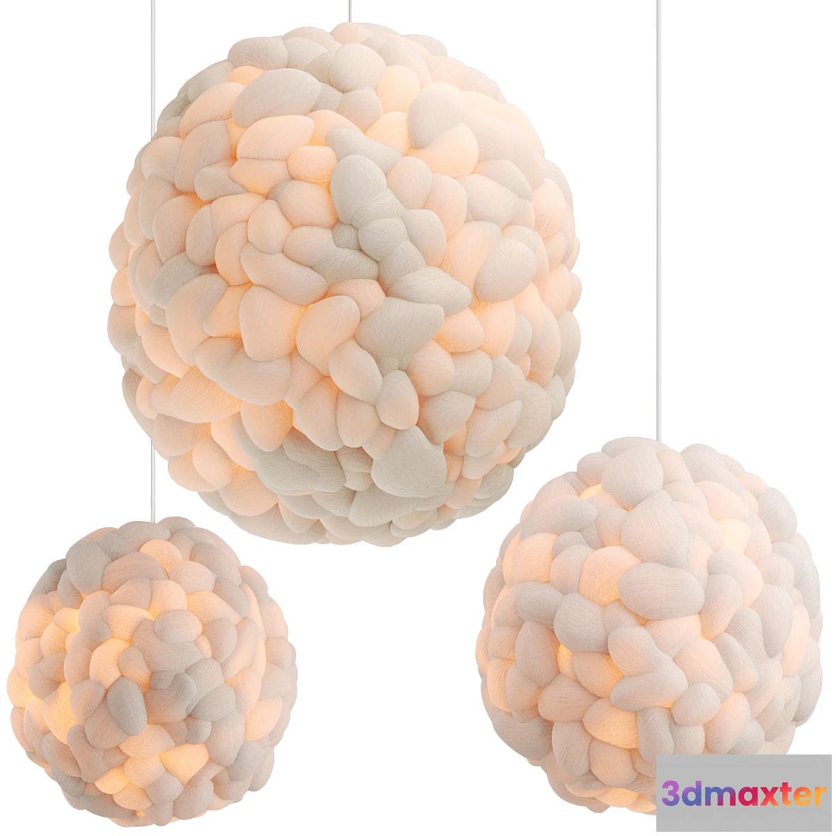 1419210 - Popcorn and Cloud Lamp by Helen Loom 3D Max