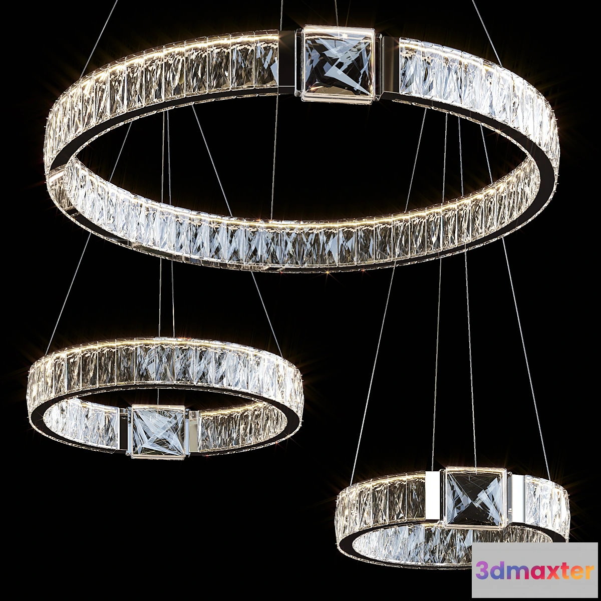 1419230 - Hanging chandeliers SYLVEST by Lampatron 3D Max