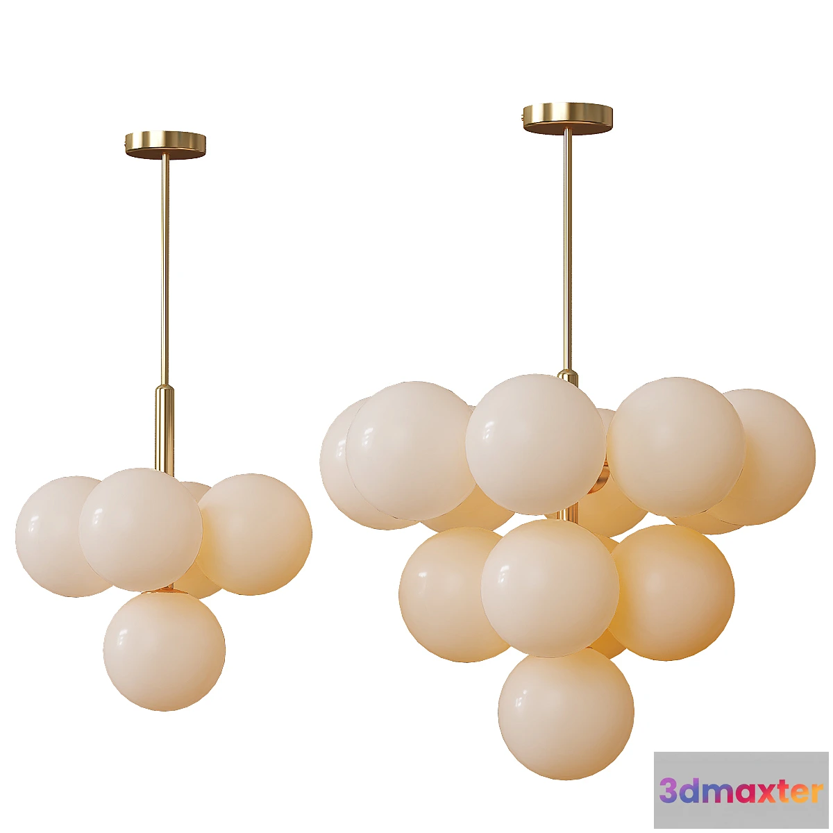 1419408 - Chandelier POLARIS Lampatron 3D Max