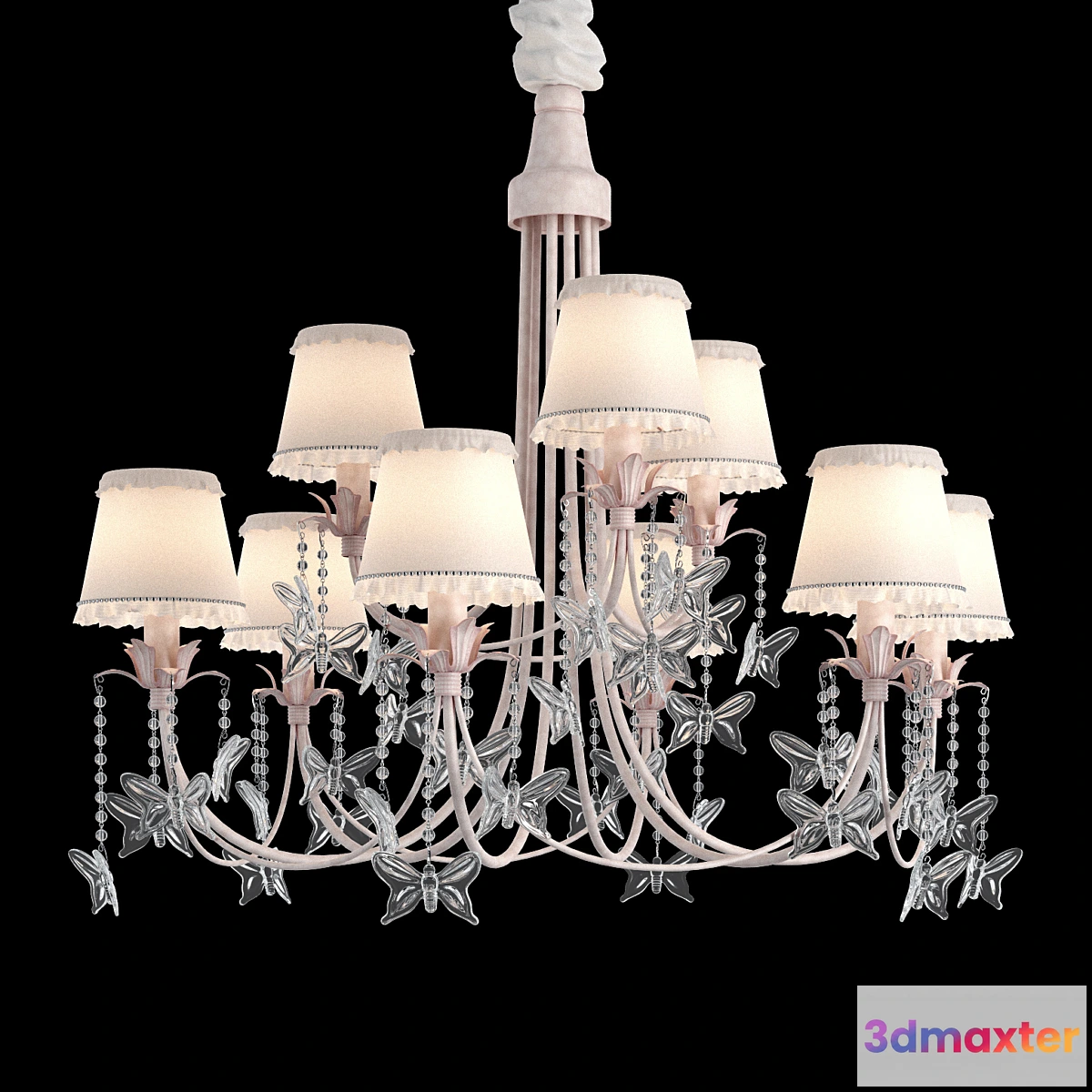 1419710 - Chandelier Eurolampart Mia 3D Max