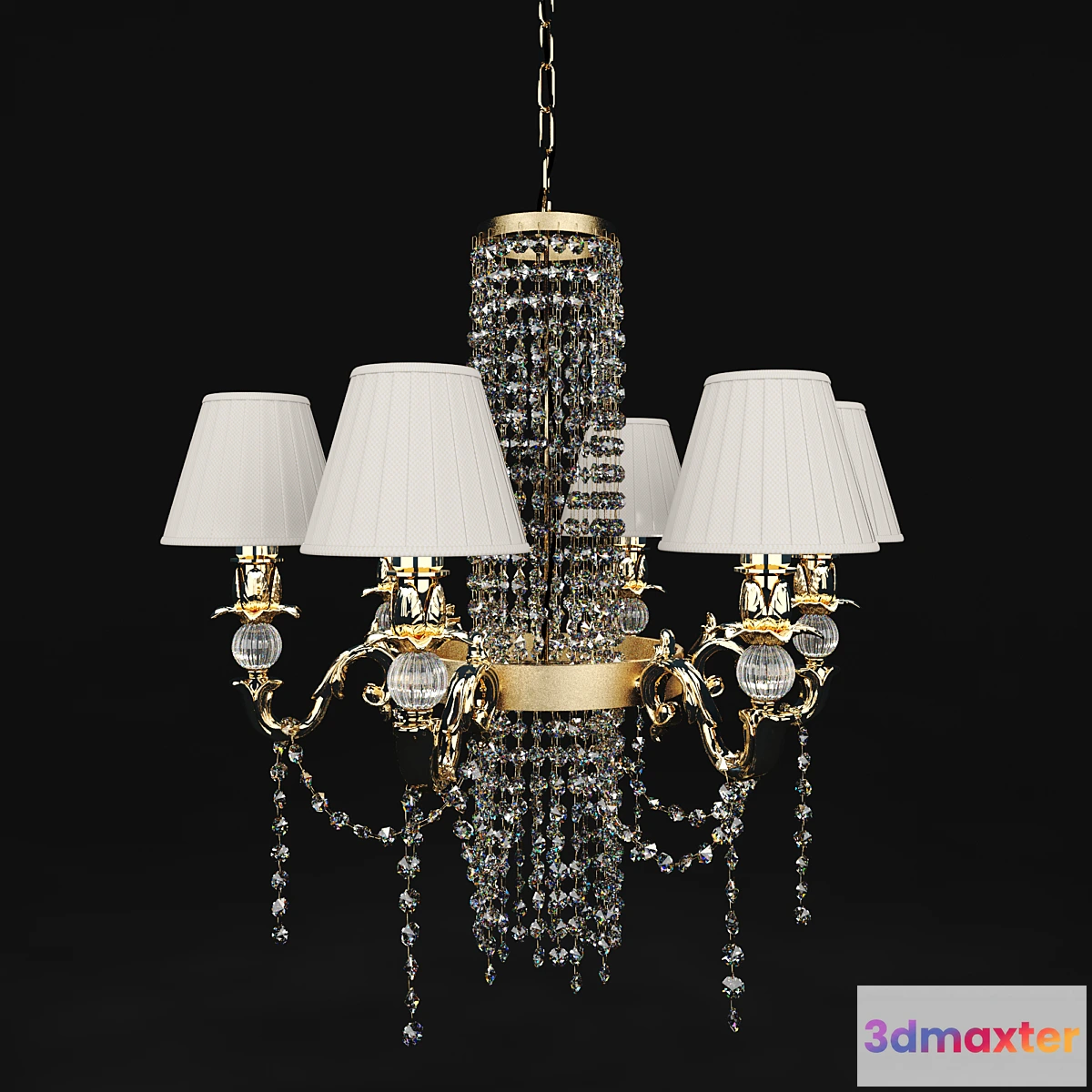 1420058 - Chandelier Flamina 7580-6 3D Max