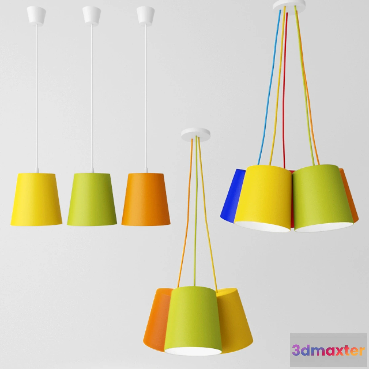 1420156 - Children’s chandelier TK LIGHTING 3D Max