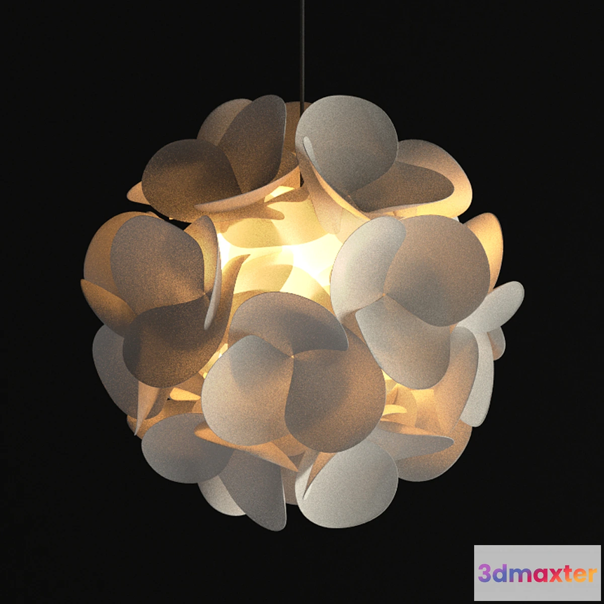 1420230 - Design heure  Radiolaire - Suspension 3D Max