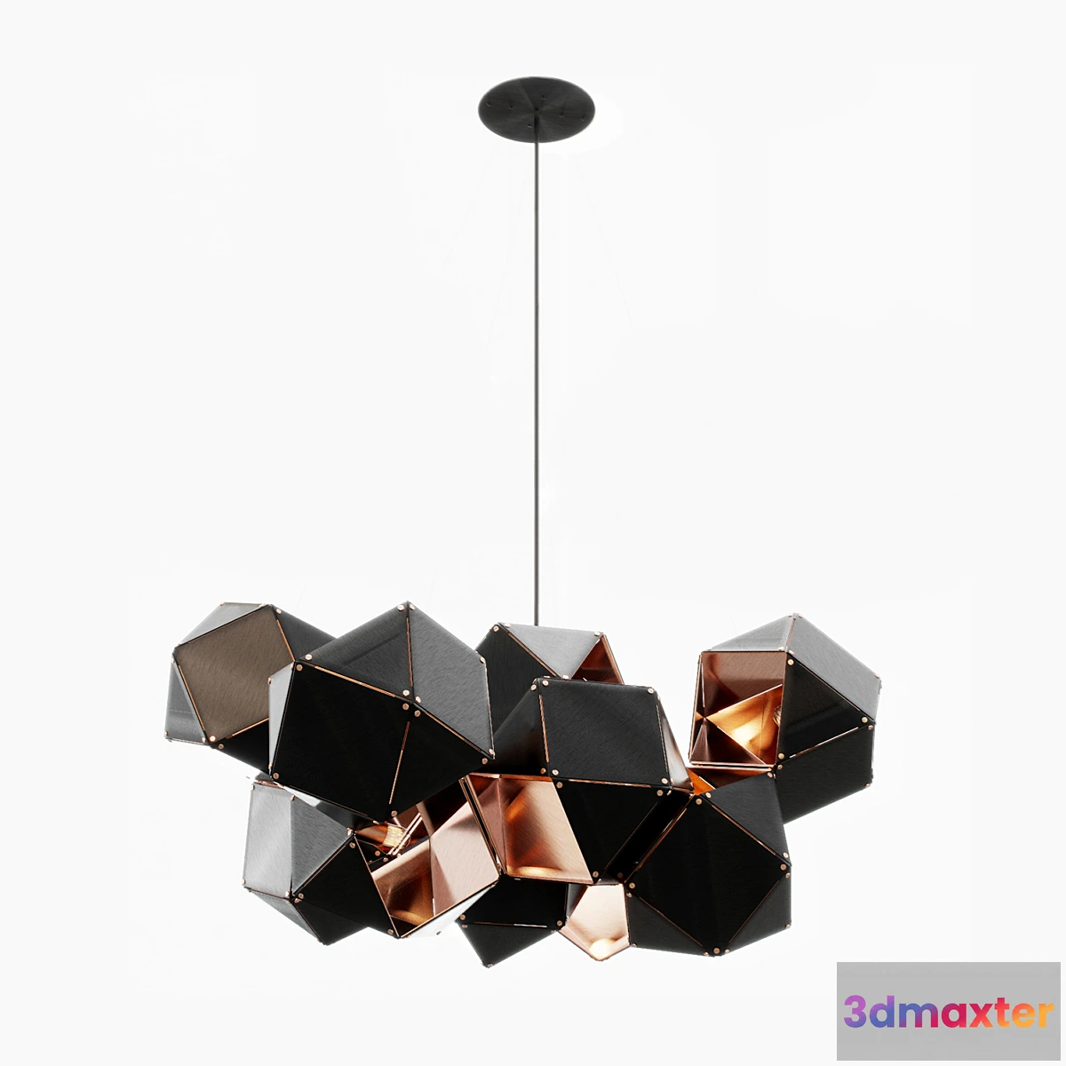 1420562 - WELLES Central Chandelier by Gabriel Scott 3D Max