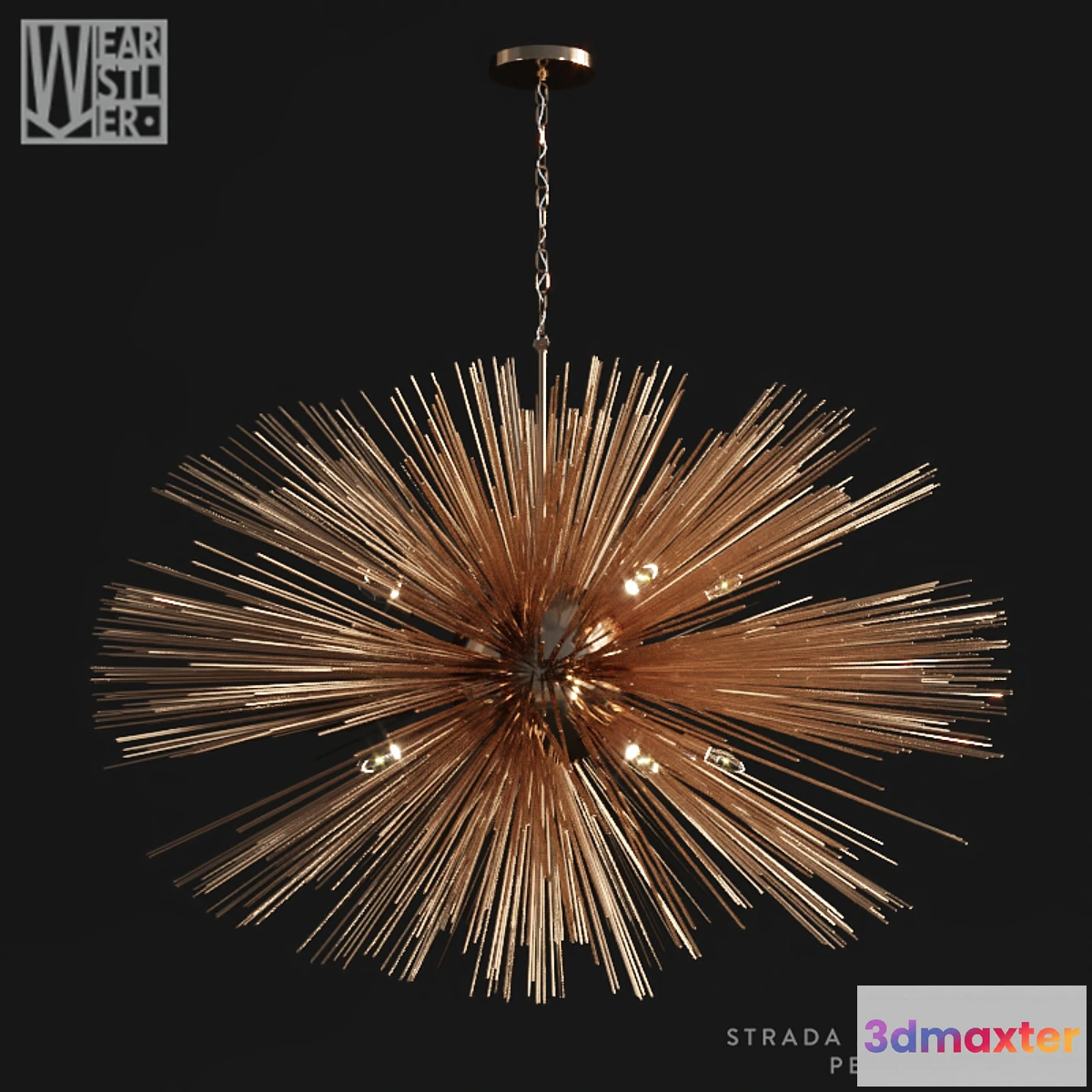 1420798 - Kelly Wearstler Strada Medium Oval Pendant 3D Max