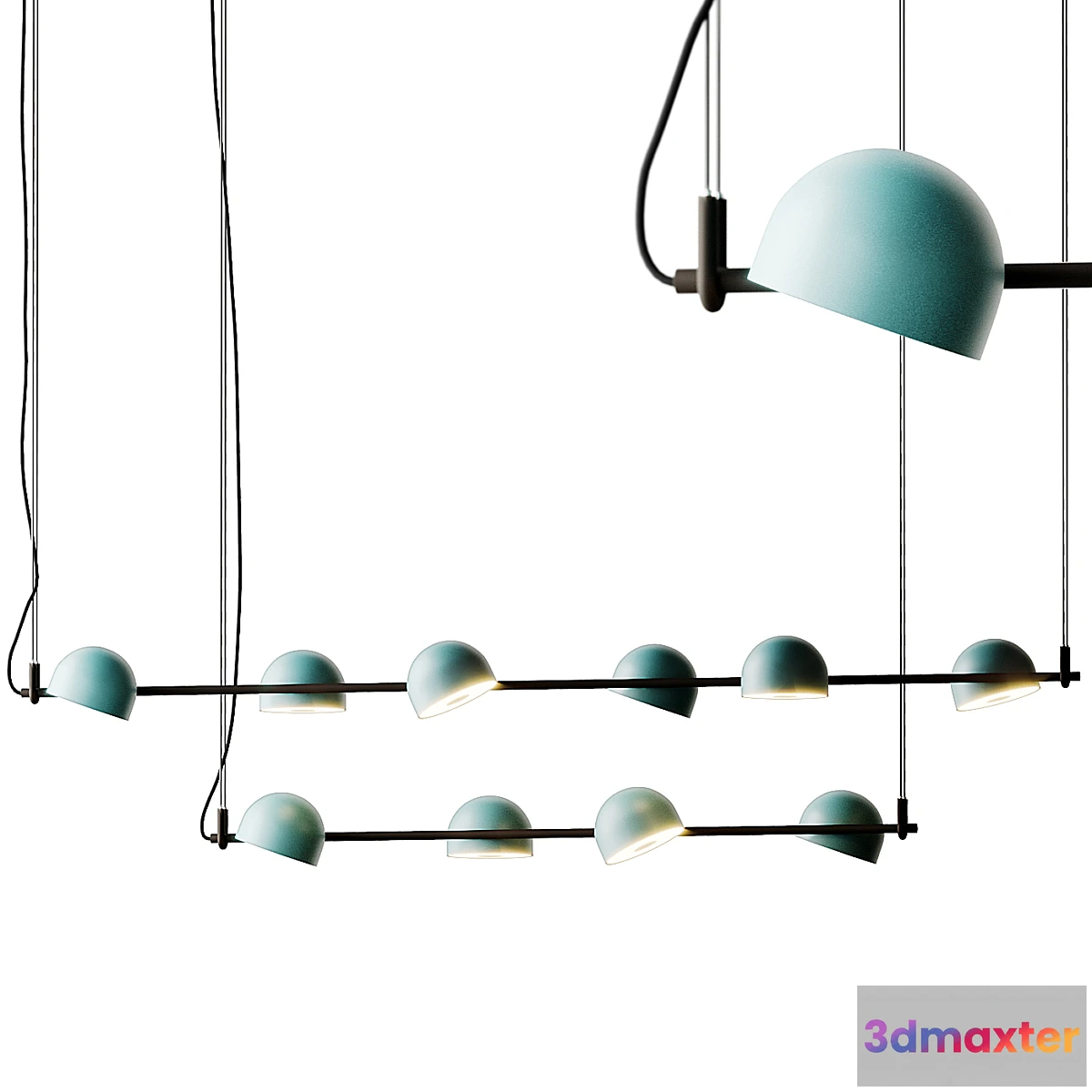 1420974 - BOWEE LINEAR PENDANT from Werner Aisslinger 3D Max