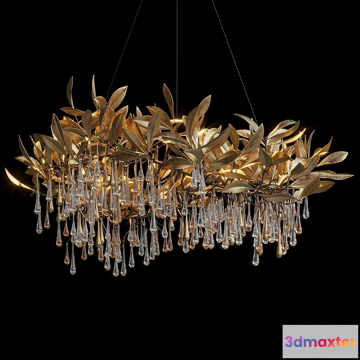 1421090 - Hanging chandelier Vargov Design - Olive 3D Max