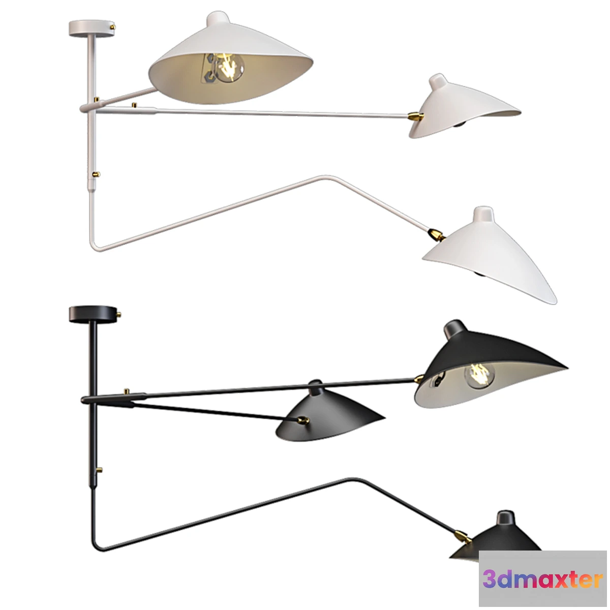 1421312 - Ceiling chandelier ST Luce Spruzzo 3D Max