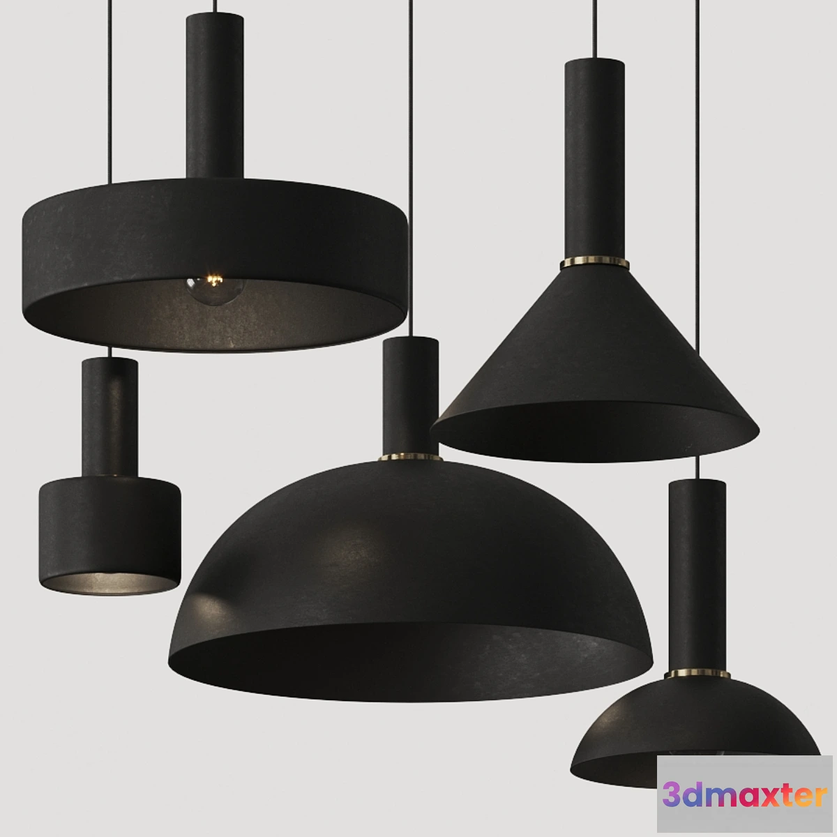 1421614 - Ferm Living Socket Pendant Lamps 3D Max