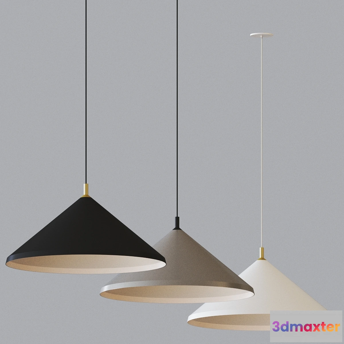 1421758 - Dorothy Wide Pendant Light by Kuzco Lighting 3D Max