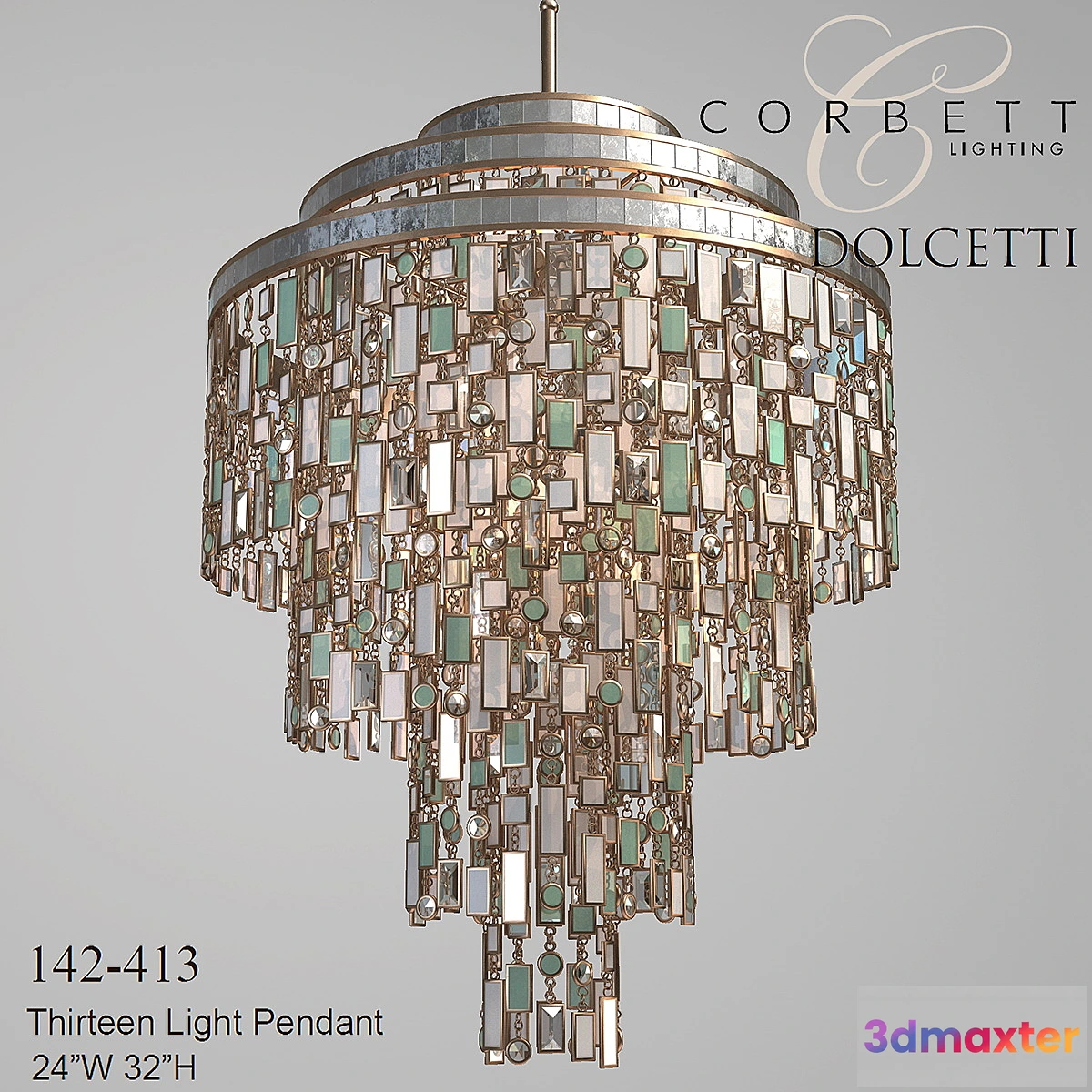 1421972 - Corbett lighting Dolcett 3D Max