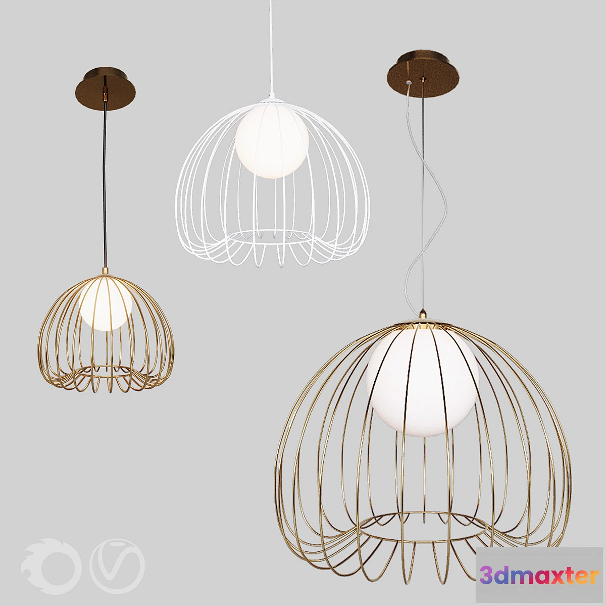 1422504 - Pendant lamp Maytoni Polly 3D Max