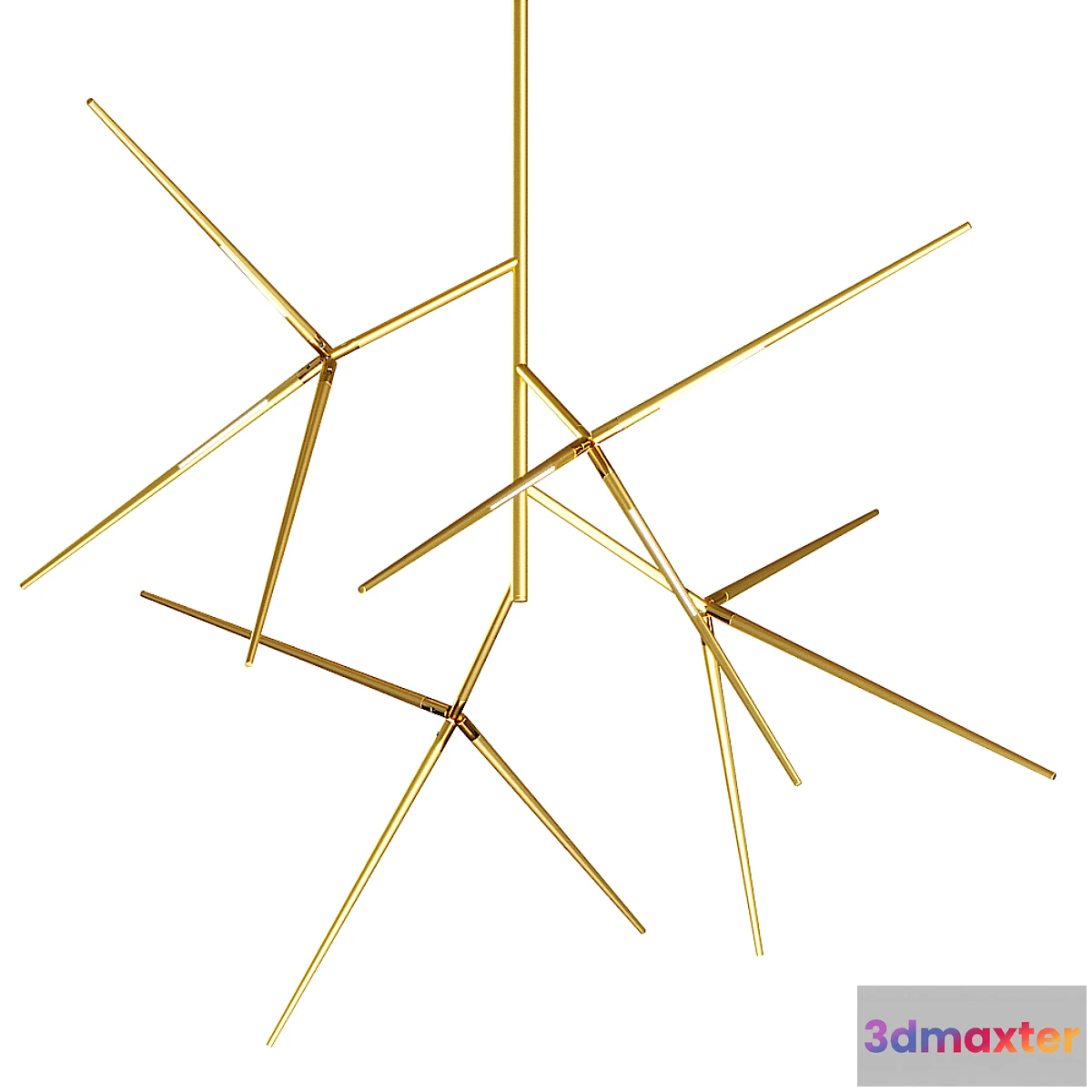 1422668 - Lampatron flask chandelier 3D Max