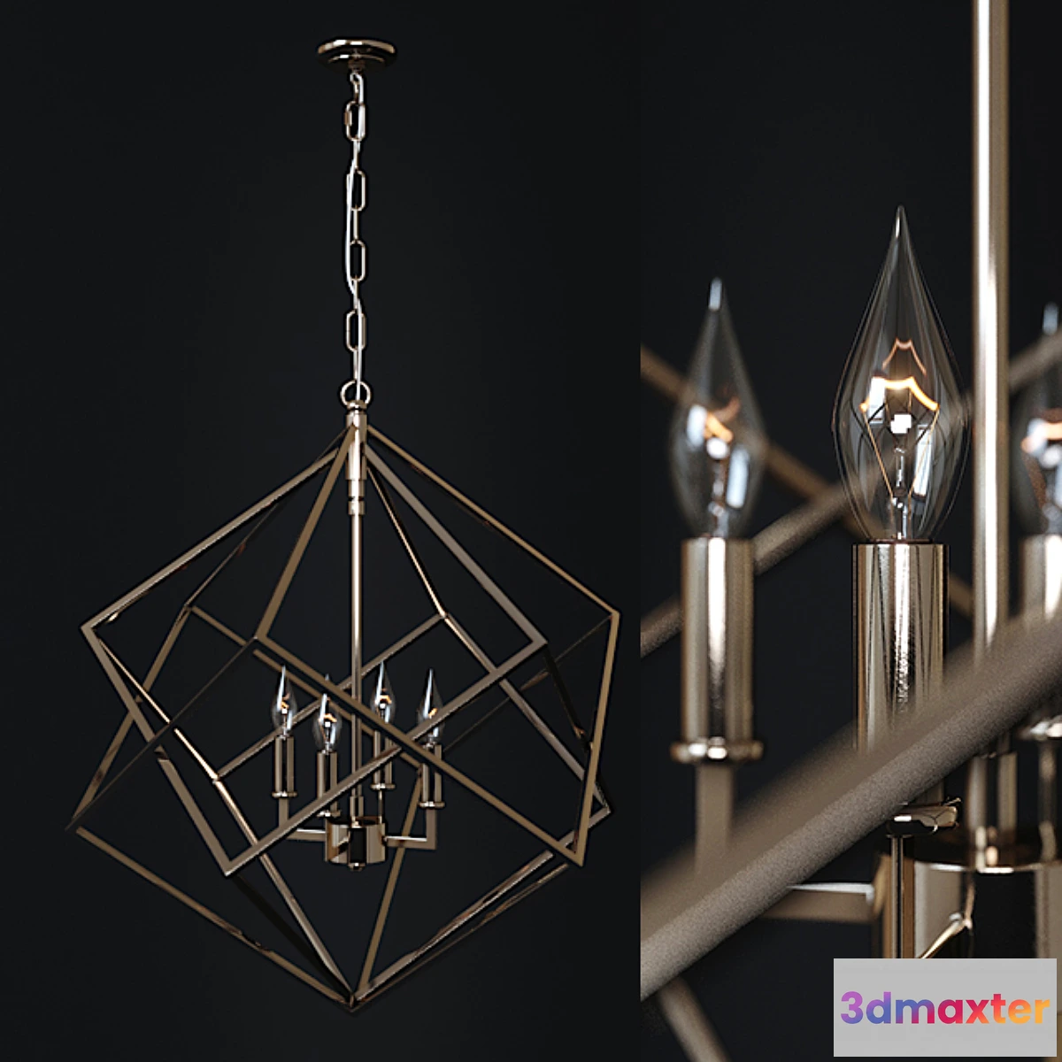 1423038 - Hemisphere Geode 3D Max