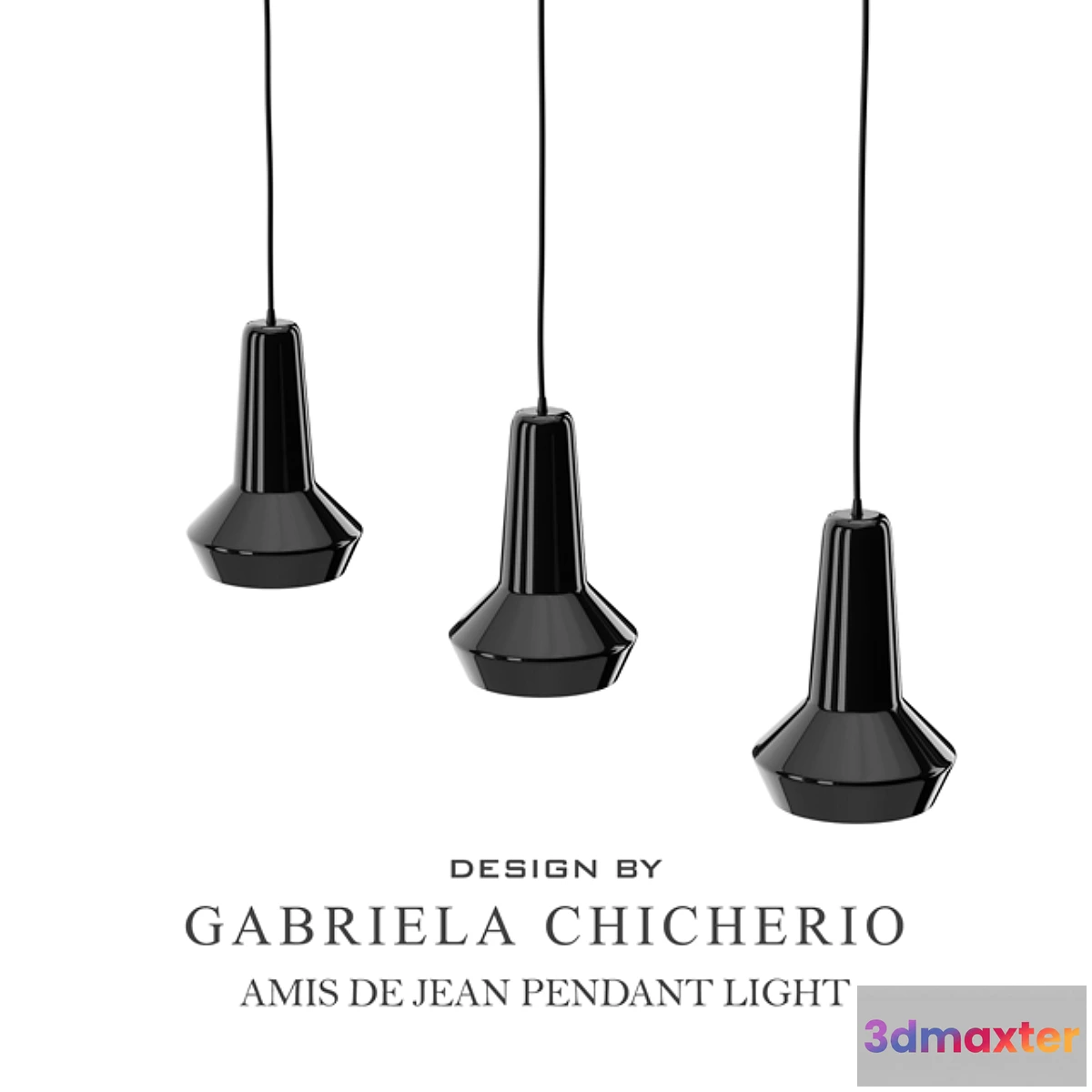1423694 - Amis de Jean Ceiling Light 3D Max