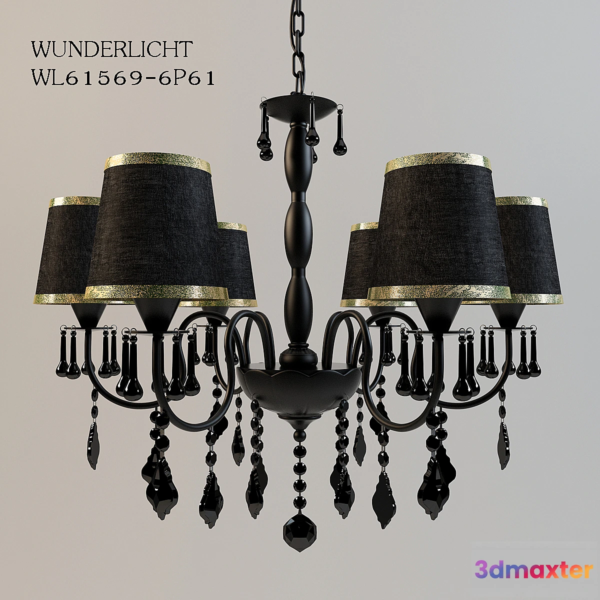1423854 - Chandeliers Pendant WUNDERLICHT WL61569-6P61 3D Max