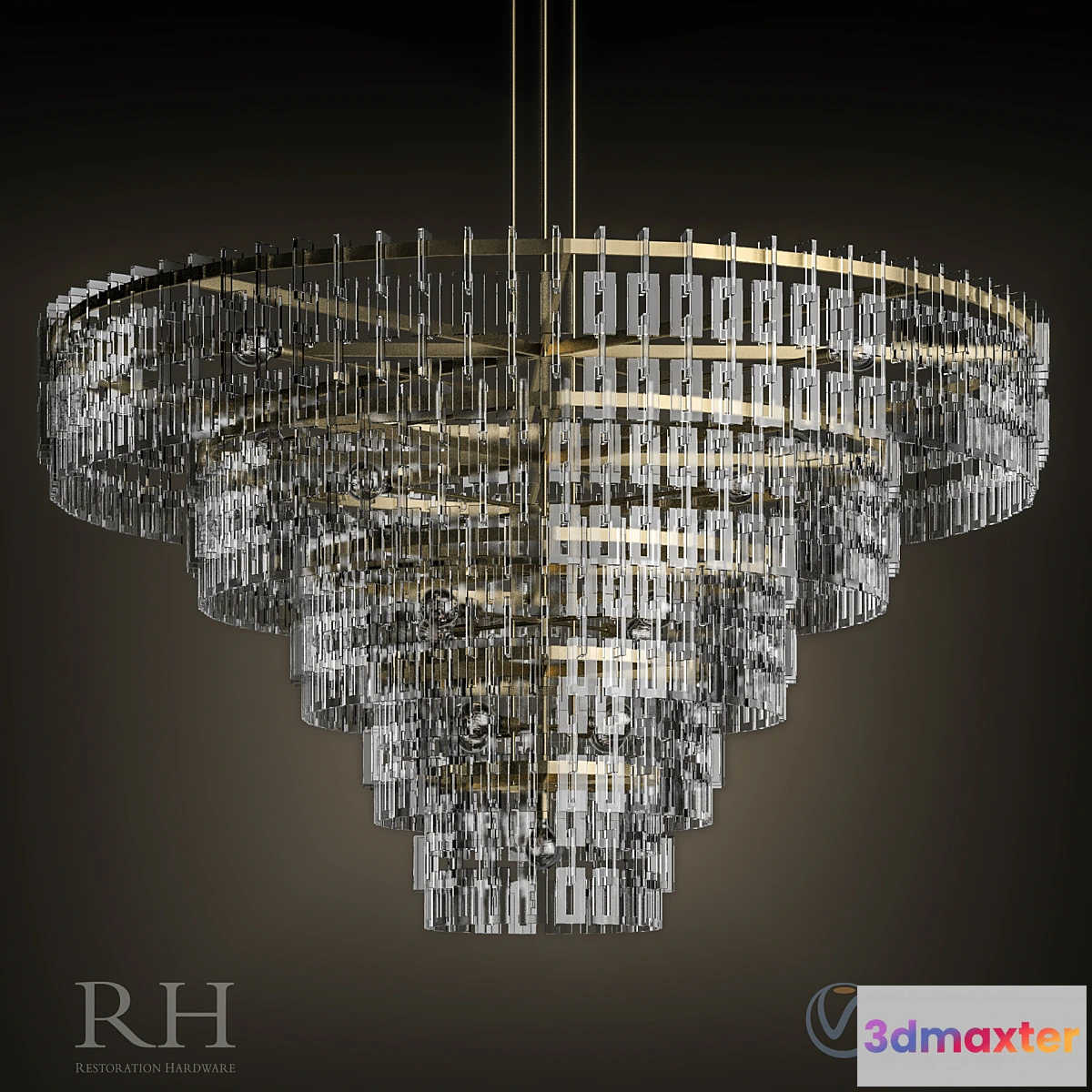 1423966 - MARIGNAN ROUND CHANDELIER 48″ 3D Max
