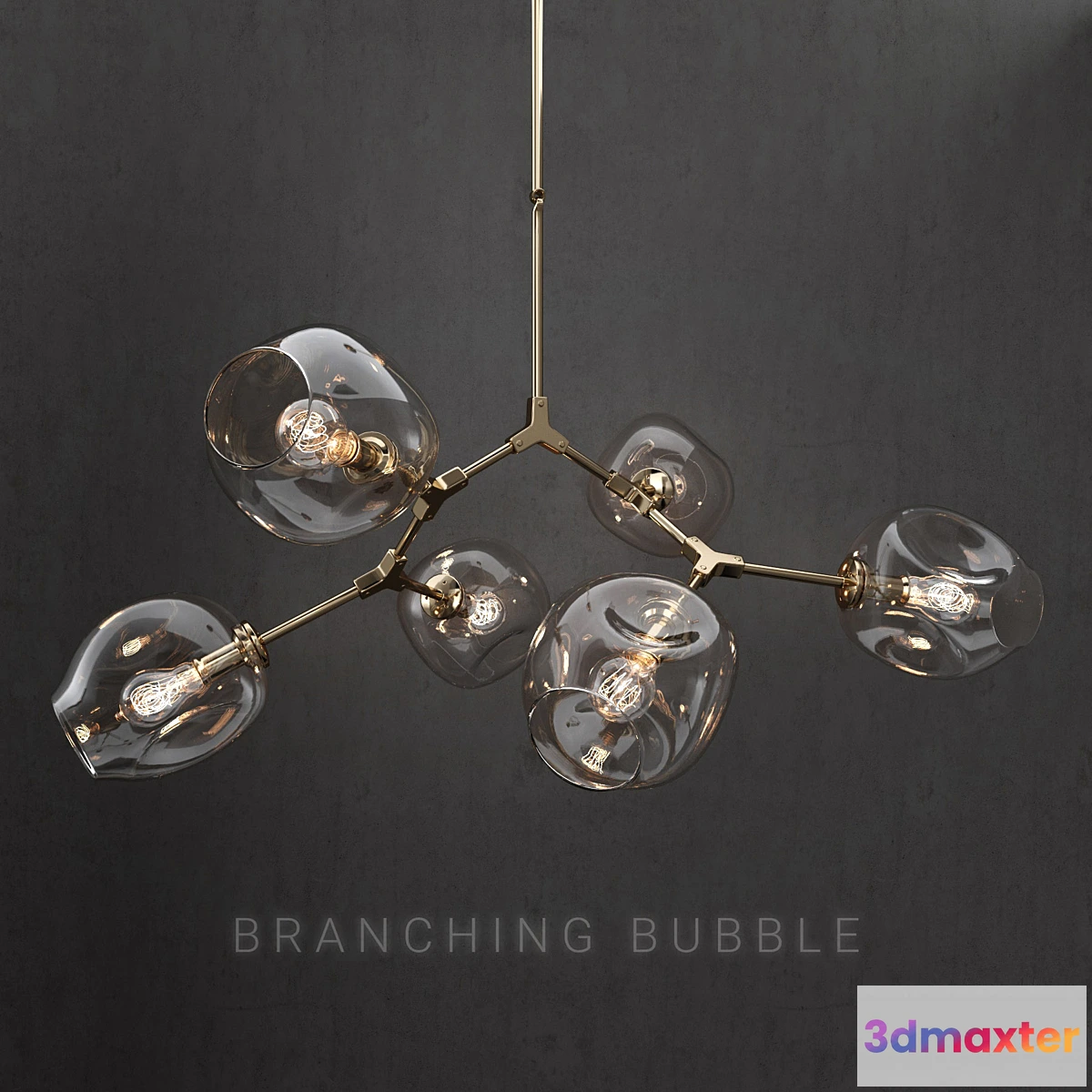 1424284 - Branching bubble 6 lamps 2 3D Max