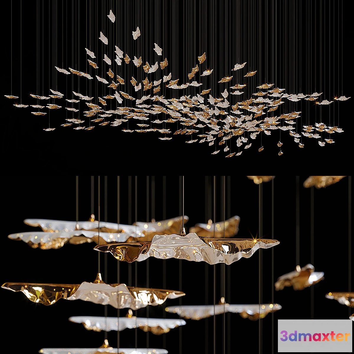 1424380 - Haberdashery Luxury Leaf Fall 3D Max