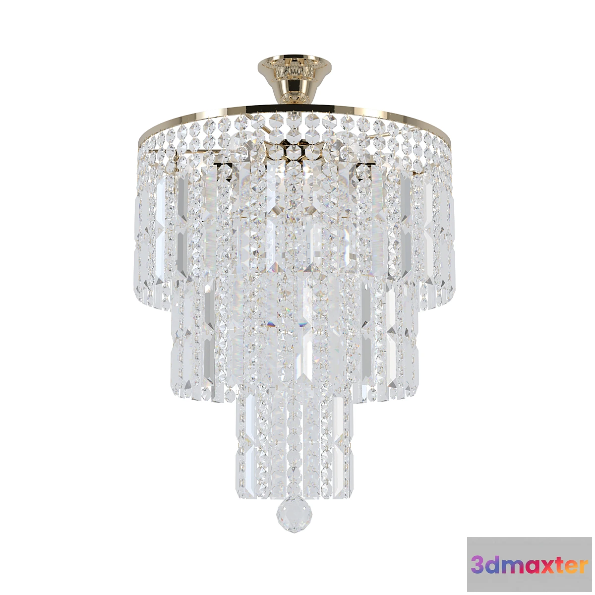 1424814 - Chandelier Napoli E 1.5.38.501 G 3D Max