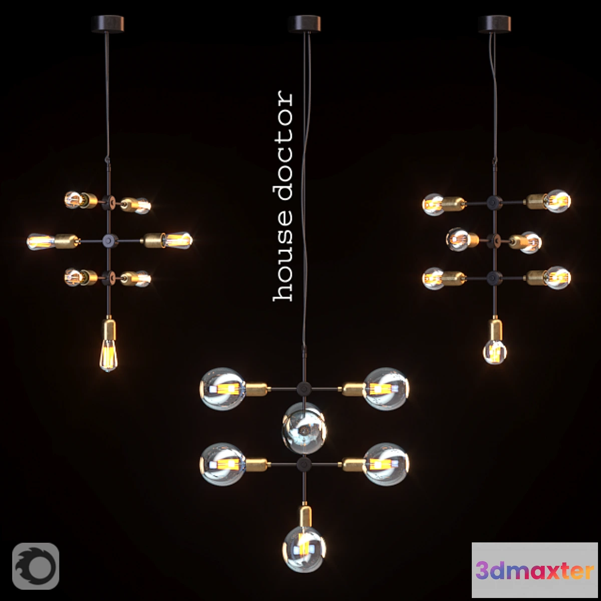 1425836 - Suspension House Doctor Molecular CB0810 Pendant 3D Max