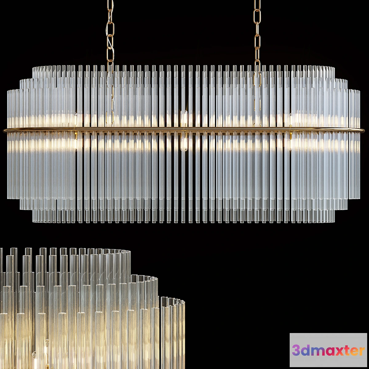 1426580 - Chandelier Nembus 100 cm 3D Max