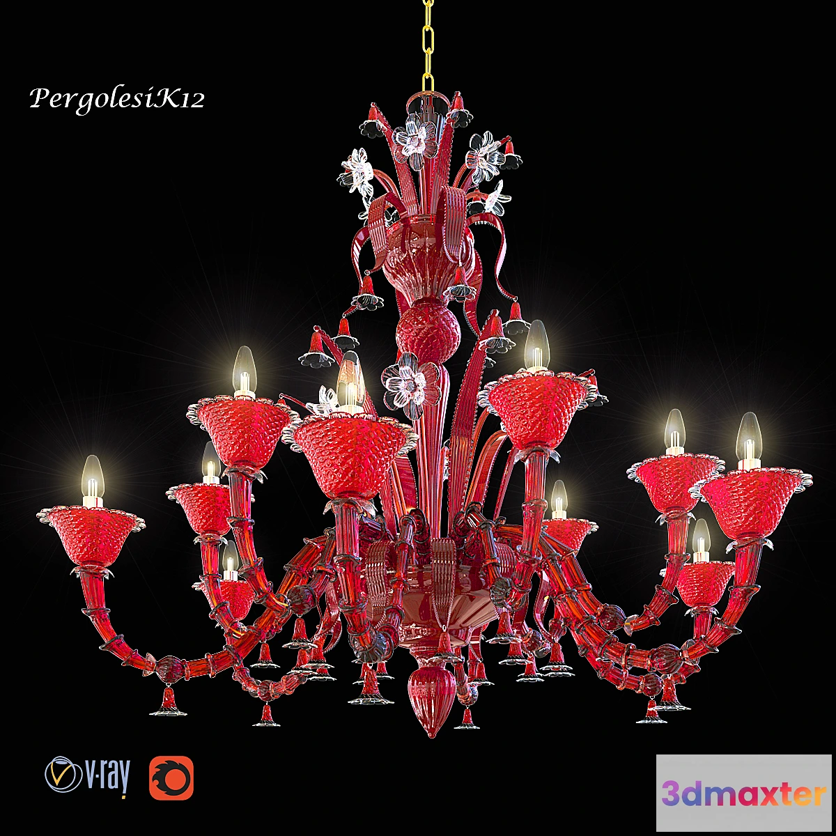 1426986 - chandelier Formia PergolesiK12 3D Max