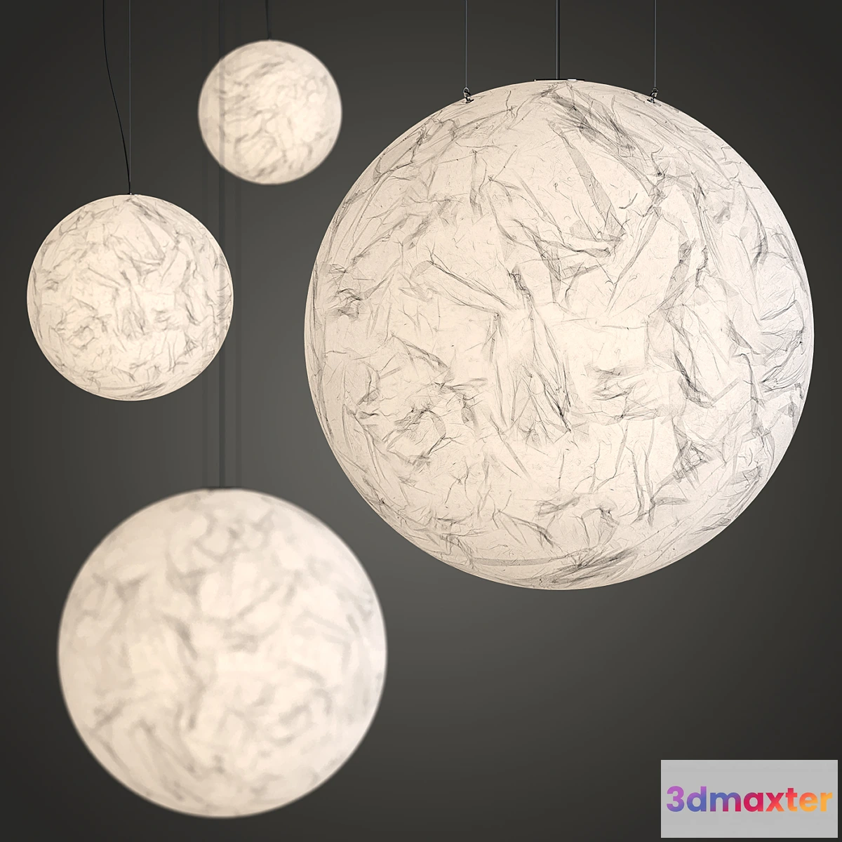 1427056 - Moon Chandelier by Davide Groppi 3D Max