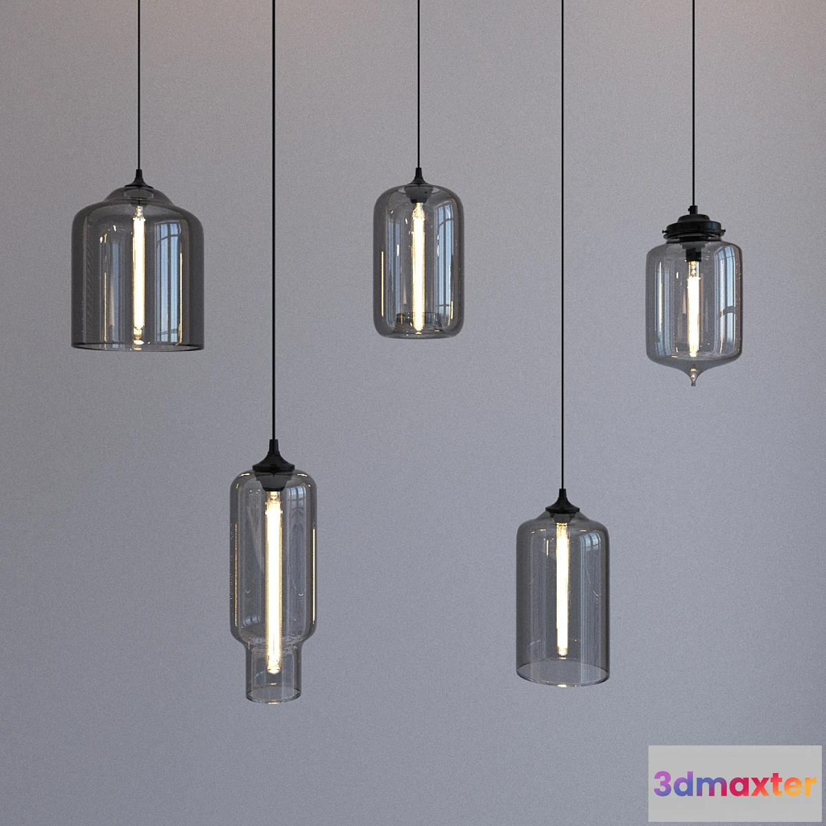 1427104 - Suspension kit SMOKY GRAY AMBER COFFEE 3D Max