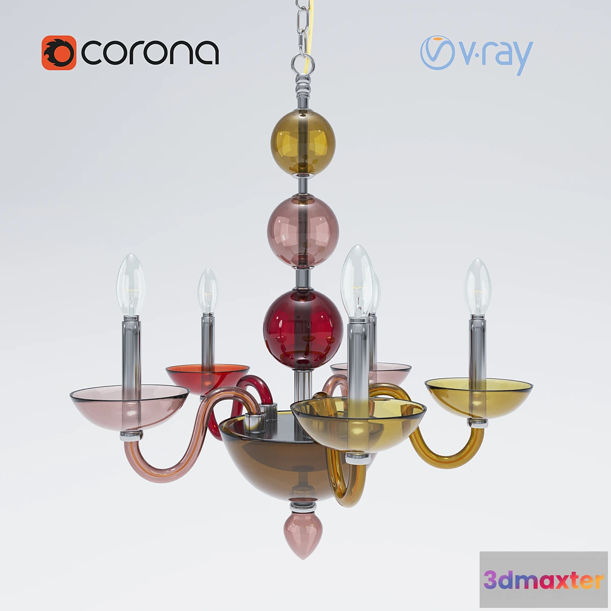 1427140 - люстра lampadario 3D Max