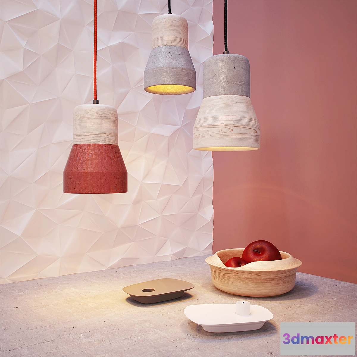 1427368 - Cement_wood_lamp_ & _decor 3D Max