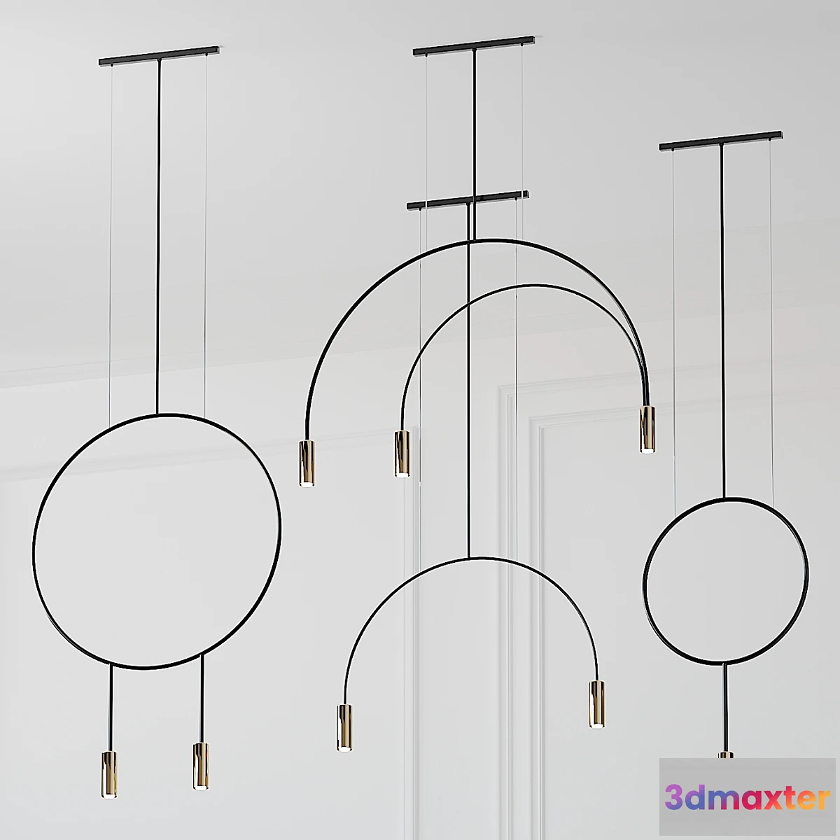 1427726 - Revolta Pendant Lights 3D Max