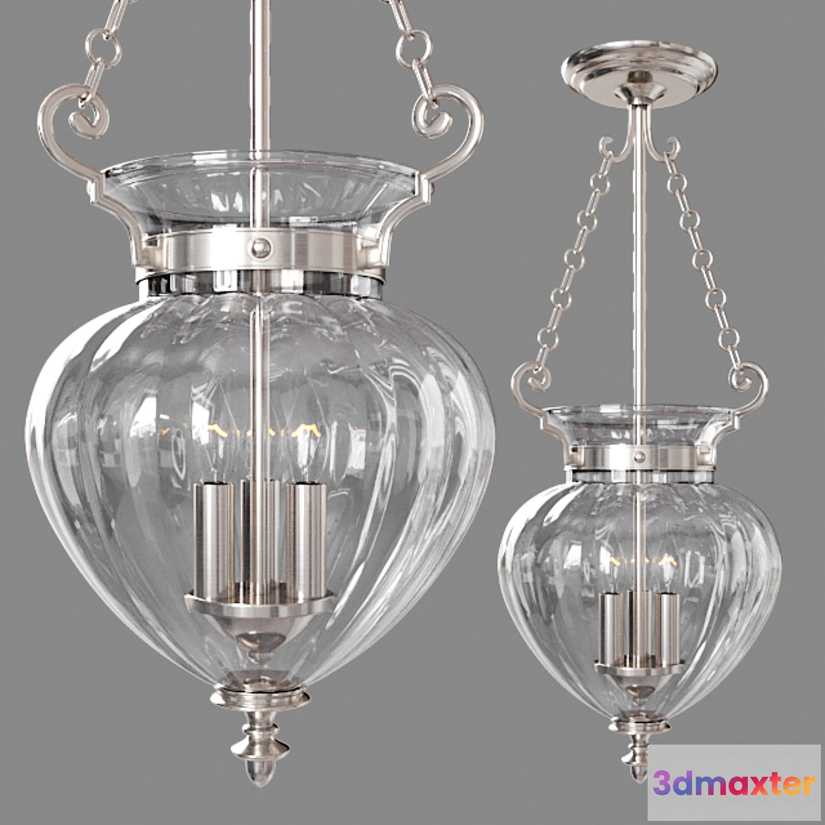 1428062 - Elstead Lighting FP.PM POL NCKL 3D Max