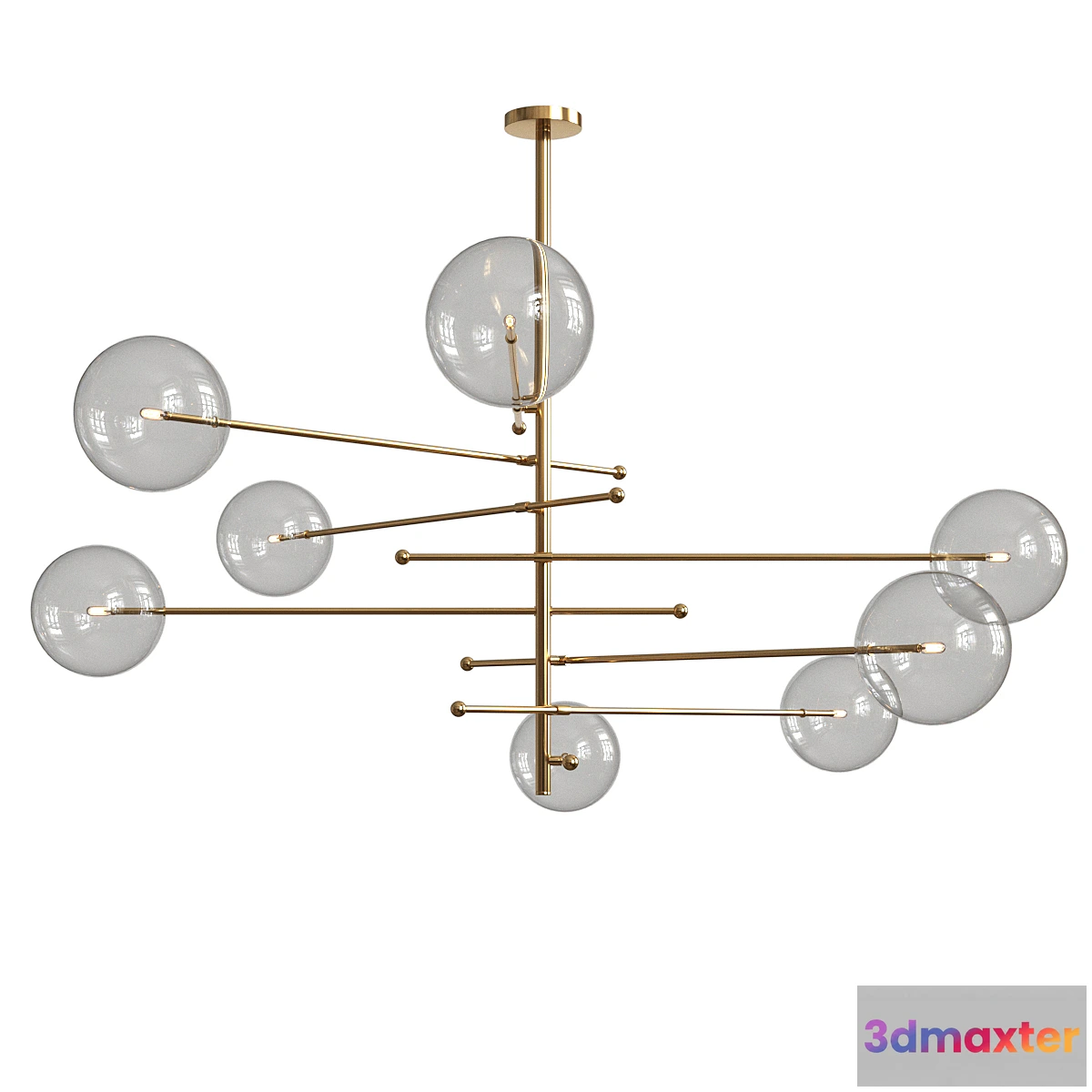 1428528 - ball chandelier 3D Max
