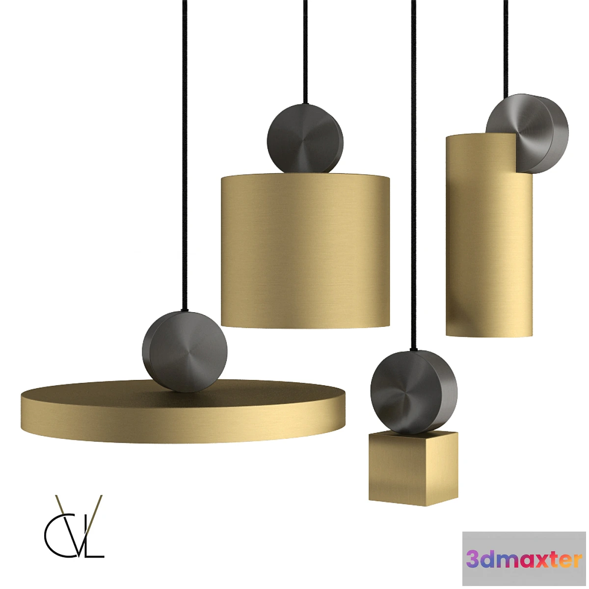 1428774 - CVL Luminaires Calée 3D Max