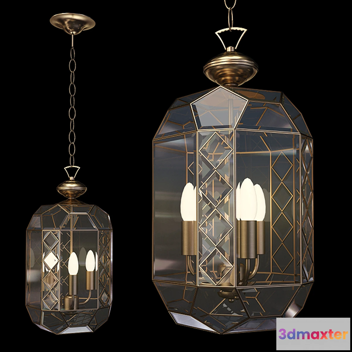 1429392 - hanging lamp WUNDERLICHT WHITE SEA (YL6111AB-P3) 3D Max