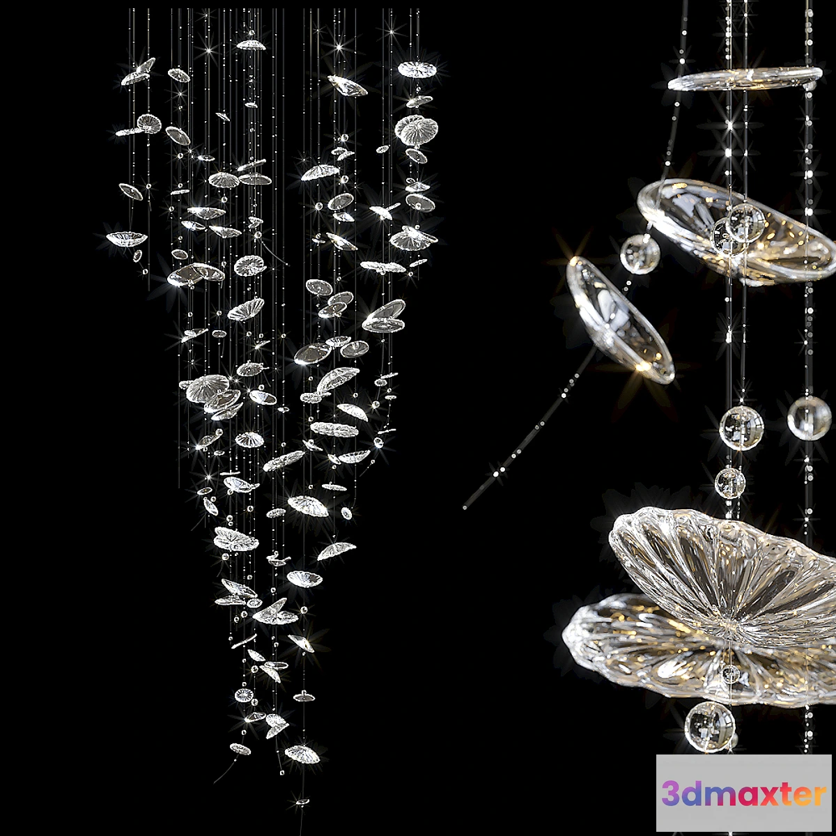 1429408 - Chandelier Light Vargov - Fiber 3D Max
