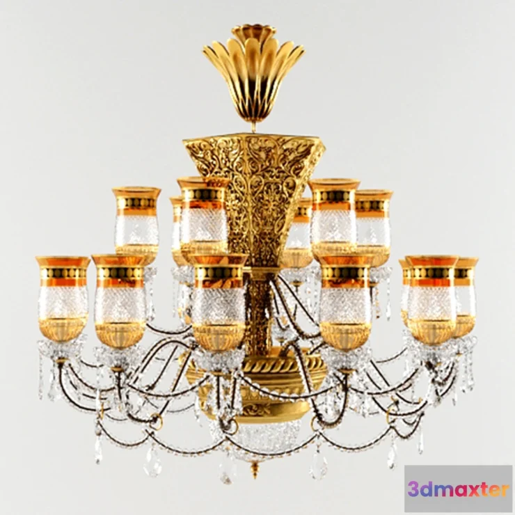 1432036 - Moroccan lamp Chandelier 3D Max