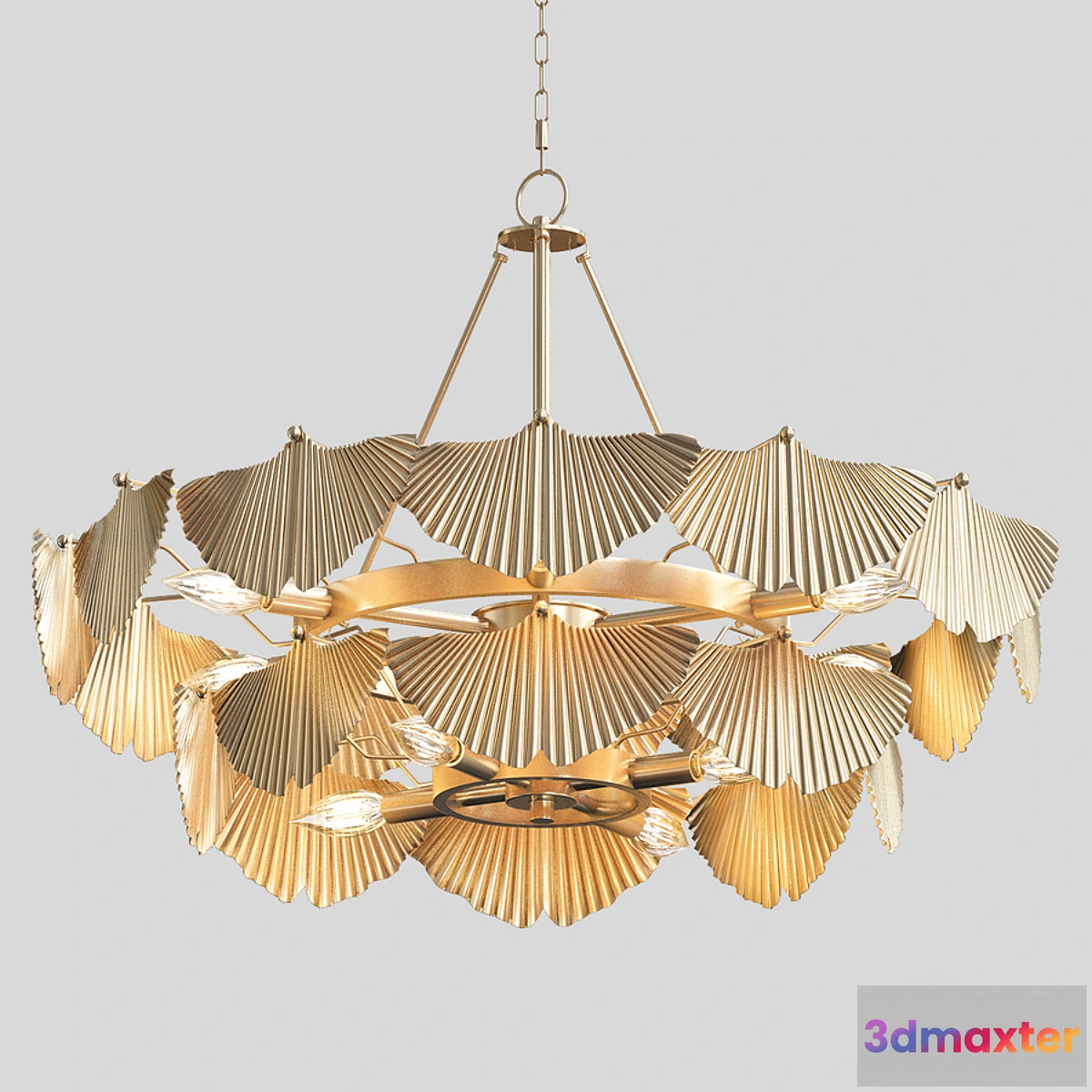 1432128 - Aberdeen 9-Light Chandelier 3D Max