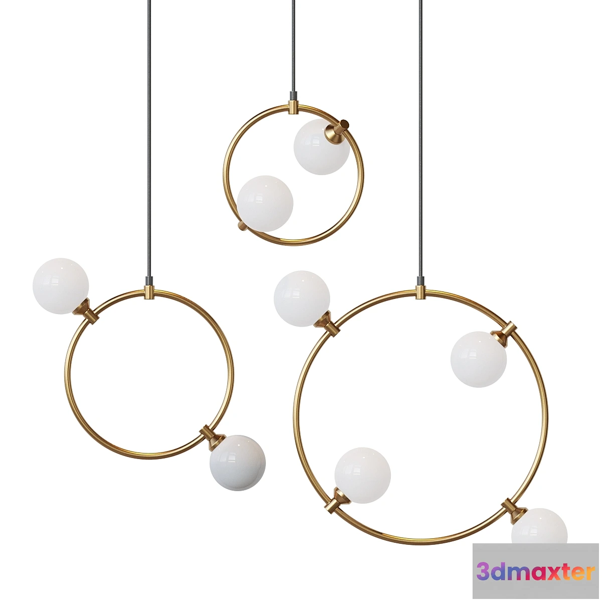 1432314 - Loft Industry Modern - Circle Bubble- LED7 3D Max